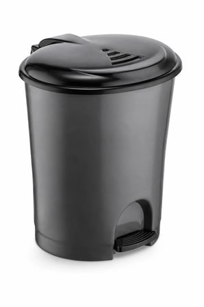 33 Litre Pedallı Çöp Kovası Kapaklı Plastik Mutfak Banyo Ofis Çöp Kutusu