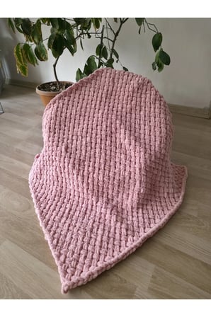Alize Puffy El Örmesi 85×85 cm Yumuşacık Bebek Battaniyesi – El Emeği, Sıca