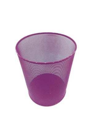 COP SEPETI METAL TAM DELIKLI 10 LT PEMBE 854