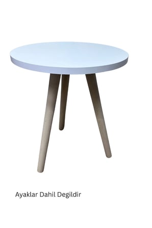40 cm Yuvarlak 1. Sınıf MDF Sehpa Tablası Aparatlı