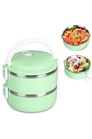 2 Katlı Sızdırmaz Yemek Termosu Sefer Tası 1.5 L