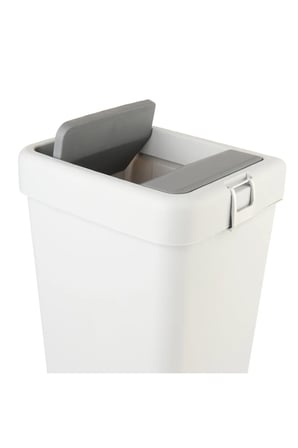 Çöp Kovası - Beyaz - 40 Lt