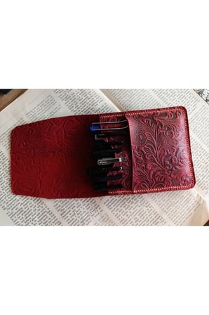 Deri Kalemlik 8-9 Kalemlik, 28x13 cm, Şık ve Kullanışlı Tasarım