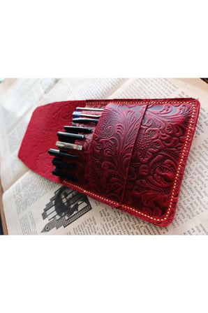 Deri Kalemlik 8-9 Kalemlik, 28x13 cm, Şık ve Kullanışlı Tasarım