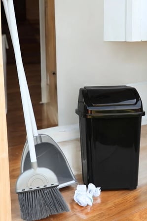 Banyo Mutfak Çöp Kovası 32 Litre Fantazi Kapaklı Çöp Kovası Atık Kutusu Caf