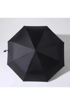 Unisex Siyah Tam Otomatik Rüzgarda Kırılmayan Şemsiye