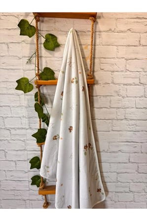Peluş Welsoft Çift Taraflı yumuşak kız erkek Bebek Battaniyesi 75x90cm/PELU