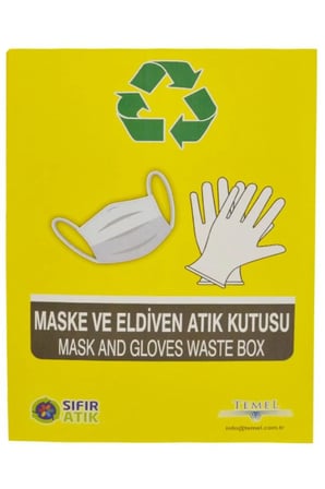 Geri Dönüşüm Kutusu -  Kutusu Eldiven Ve Maske