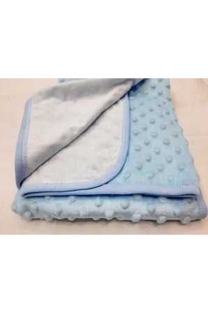 Sundan Tek Katlı Nohut Model Bebek Battaniyesi Içi Penye 80x90cm