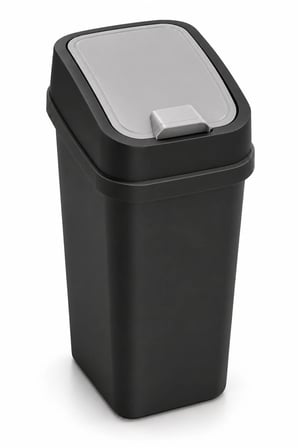 10 Litre Çift Yönlü Açılır Kapaklı Çöp Kovası – Mutfak, Banyo ve Ofis İçin