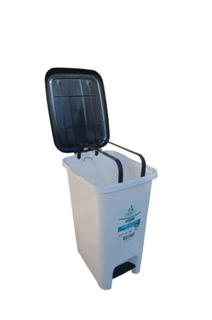 Slim Pedallı Çöp Kovası Renkli (30 LT)
