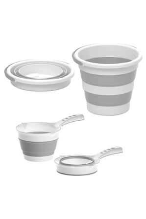 Katlanabilir Banyo Küvet Seti 3LÜ Set