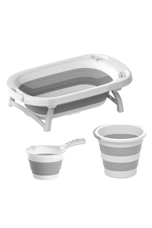 Katlanabilir Banyo Küvet Seti 3LÜ Set