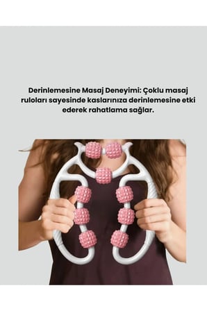 Sağlıklı ve doğal görünüm için dayanıklı plastik kas masaj rulosu