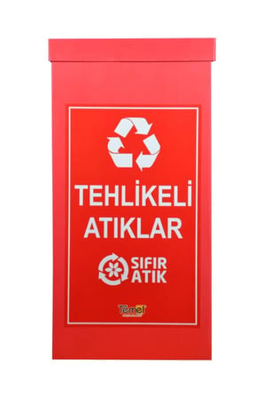 Geri Dönüşüm Kutusu - Atık Kutusu (TEHLİKELİ ATIKLAR)