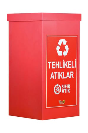 Geri Dönüşüm Kutusu - Atık Kutusu (TEHLİKELİ ATIKLAR)