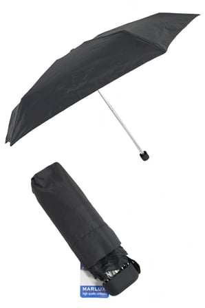 Siyah Mini Cep Tip Unisex Şemsiyeleri