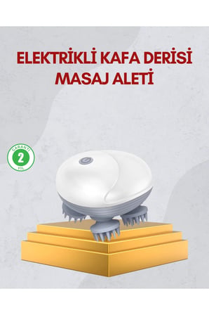 Kablosuz Taşınabilir Kafa ve Vücut Masaj Aleti, Rahatlatıcı ve Hafif
