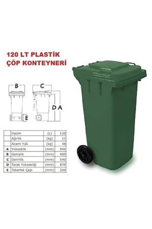 1. kalite ısıya dayanıklı Çöp Konteyneri Tekerlekli Endüstriyel Çöp Kovası