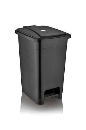 10 Litre Siyah Pedallı Banyo ve Mutfak Çöp Kovası