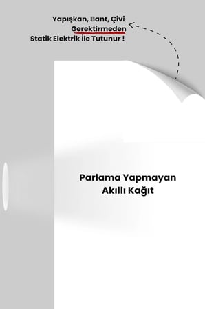 150x220 cm Yapışkansız Çivisiz Ev Sineması Projeksiyon Perdesi
