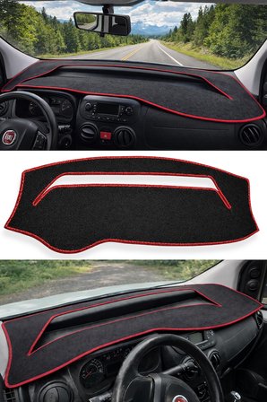 Fiat Fiorino Torpido Koruyucu Örtü | Telefon Tutucu Kaydırmaz Ped | Oto Ayna Askısı | Tampon İpi