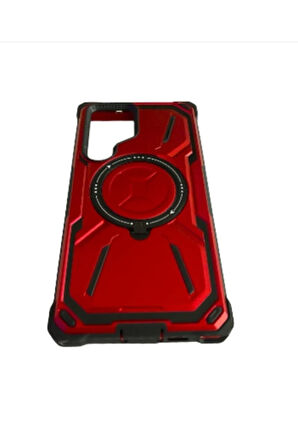 SAMSUNG S23 ULTRA MAGSAFE VE STANDLI TANK KILIF 3 RENK