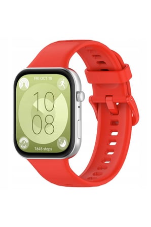 Huawei Watch Fit 3 / Fit 4 / Fit 4 Pro / Fit 5 / Fit 5 Pro Uyumlu Silikon Tokalı Kordon Kayış