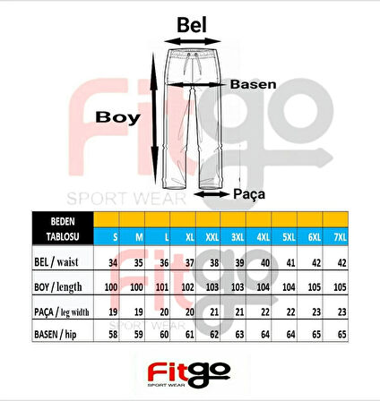 Unisex Siyah Battal Boy Düz Paça İçi Pamuklu Eşofman Altı