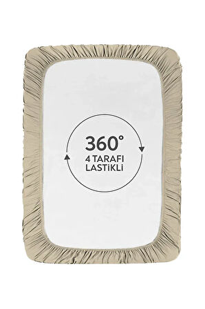 %100 PAMUKLU TEK VEYA ÇİFT KİŞİLİK LASTİKLİ ÇARŞAF (FİTTED JERSEY/PENYE ÇARŞAF)