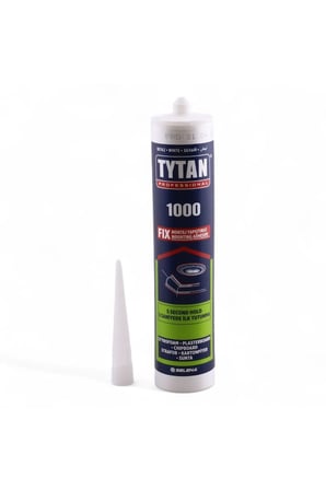 Fix Montaj Yapıştırıcı 310 ml Beyaz Mutfak Banyo Ahşap Dolap Beton Fayans Mermer Çok Amaçlı MFT