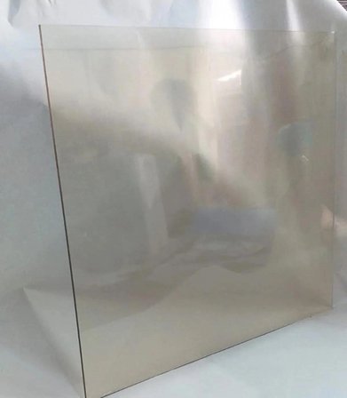 70.5 x 82 Yüksek Isıya Dayanıklı Şömine Camı