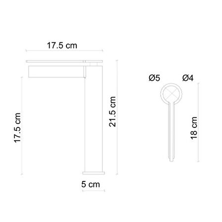 FONTANA YÜKSEK LAVABO BATARYASI (ROSE) FJ-6023F