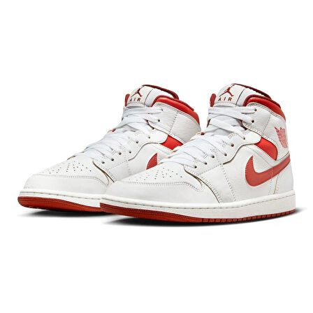 Nike Air Jordan 1 Mid SE White Dune Red