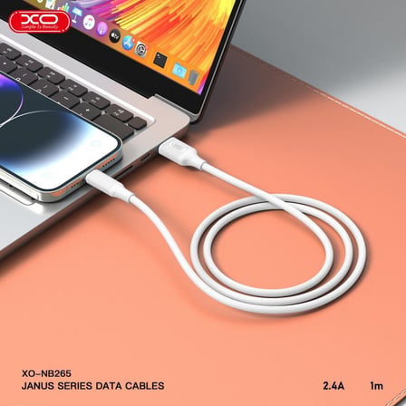 Özel Üretim Yedek Kablo USB to Lightning 2.4A Hızlı Şarj Kablosu Beyaz
