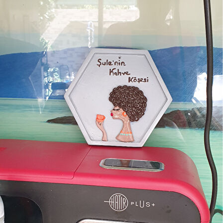 Kişiselleştirilebilir Kahve Köşesi Duvar Dekoru