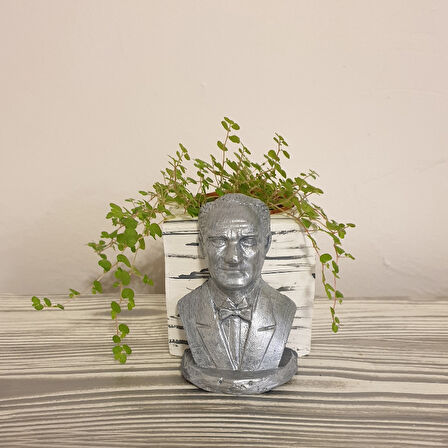 Özel Atatürk Büstü Saksı Kalemlik
