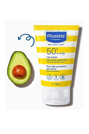 Mustela Lait Solaire SPF 50+ Faktör Çocuk Güneş Koruyucu Losyon 100 ml