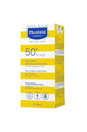 Mustela Lait Solaire SPF 50+ Faktör Çocuk Güneş Koruyucu Losyon 100 ml