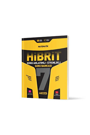 7. Sınıf Matematik HİBRİT Konu Anlatımlı Etkinlikli Soru Bankası