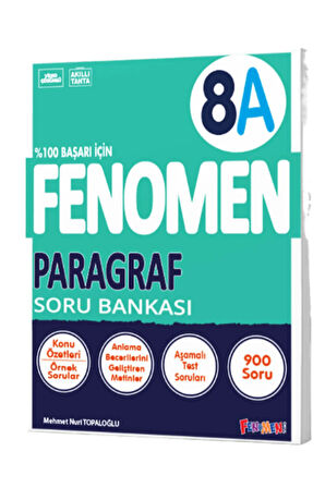 Fenomen Okul Yayınları LGS 8. Sınıf Paragraf A Soru Bankası