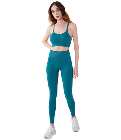 MuscleCloth Nova Seamless İpli Bra Cool Blue
