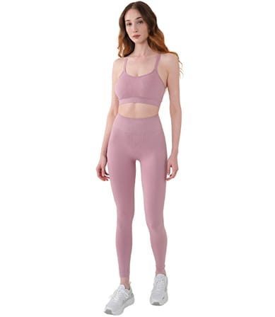 MuscleCloth Nova Seamless Push-Up Tayt Pembe