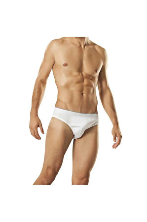 Erkek Gri Ribana Slip Spor Külot 3'lü Paket 117
