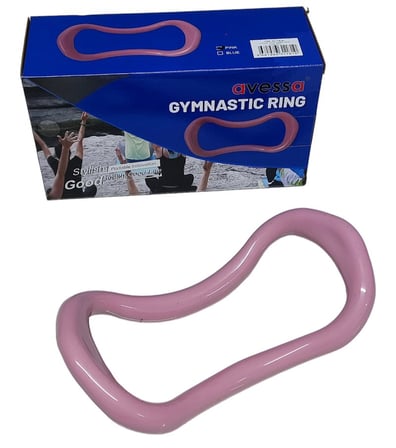 Özel Seri Stretching Aracı Esneme Aleti Bireysel Spor YR-40 Pembe Renk Yoga Ring Renkli Kutu