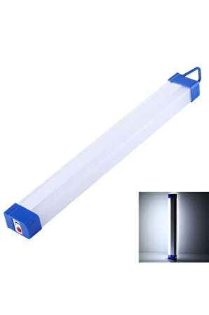  32 Cm, 20 Watt USB Şarzlı 3 Işık Modlu Kampçı, Balıkçı Feneri, Dolap İçi, Tezgah Altı Magnetli Aplik