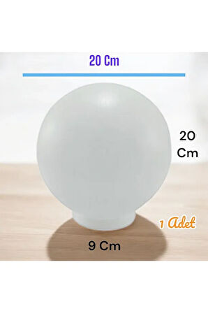 20'lik Karpuz Lamba, Birinci Kalite PVC Glop, Bahçe Aplikleri Yedek Parçası, 20 Cm Çapında PVC Küre