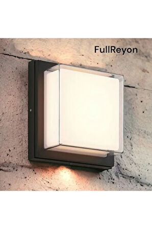  4200 Kelvin, 900 Lümen, 12 Wat Led Aplik, Bahçe, Balkon, Banyo, Salon, İç ve Dış Mekan Led Armatür