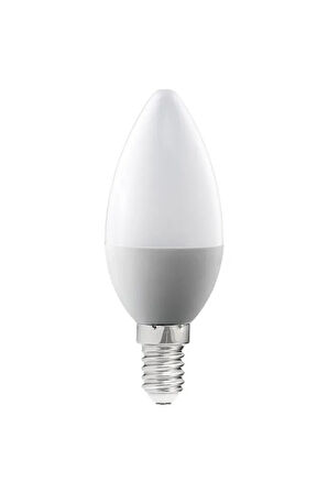 1 Adet Çok Kaliteli E14 Duy 7 Watt, 3000 Kelvin Led Ampul, Gün Işığı Renkli E14 Duy Led Avize Ampulü
