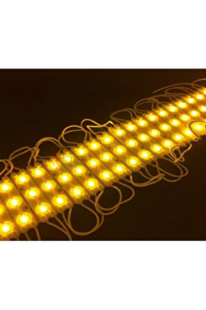 10 Adet 5 Watt AMBER Işık IP65 Modül Led, 10 Adet Magnetli, Çok Kaliteli AMBER Işık Modül Led